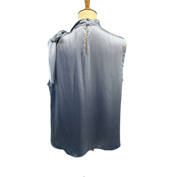 Rebecca Taylor Blue Satin Blouse - Picture 4 of 7